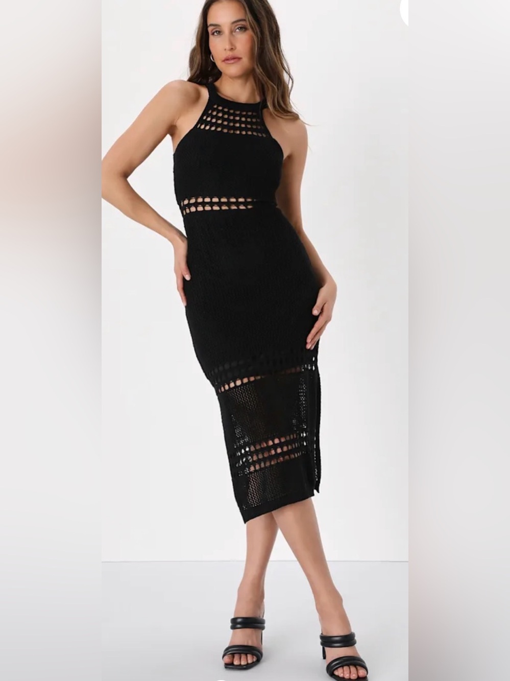 Lulu's Classic Black Dress size small